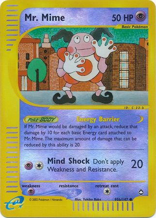 Mr Mime (95b/147) [Aquapolis] | Jack's On Queen