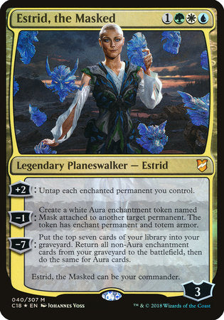 Estrid, the Masked (Commander 2018) [Commander 2018 Oversized] | Jack's On Queen