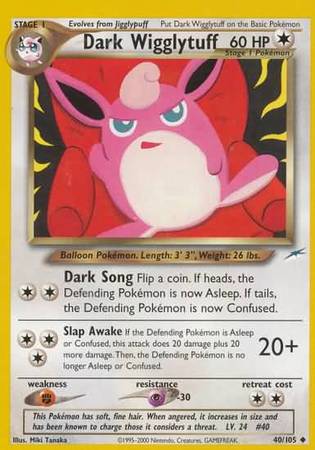 Dark Wigglytuff (40/105) [Neo Destiny Unlimited] | Jack's On Queen