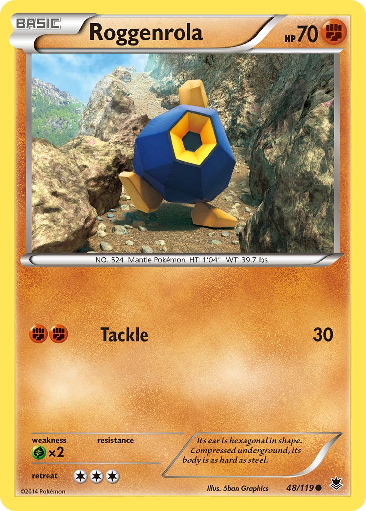 Roggenrola (48/119) [XY: Phantom Forces] | Jack's On Queen