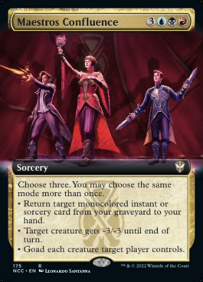 Maestros Confluence (Extended Art) [Streets of New Capenna Commander] | Jack's On Queen