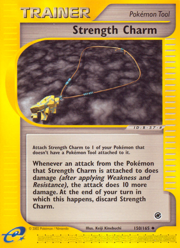 Strength Charm (150/165) [Expedition: Base Set] | Jack's On Queen