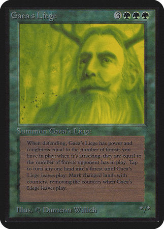 Gaea's Liege [Limited Edition Alpha] | Jack's On Queen