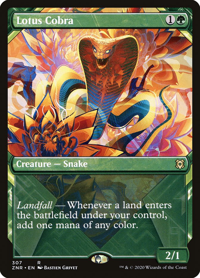 Lotus Cobra (Showcase) [Zendikar Rising] | Jack's On Queen