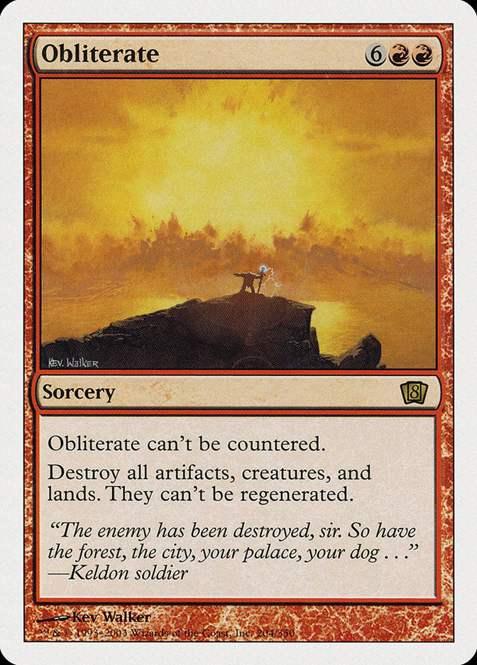 Obliterate (Oversized) [Eighth Edition] | Jack's On Queen