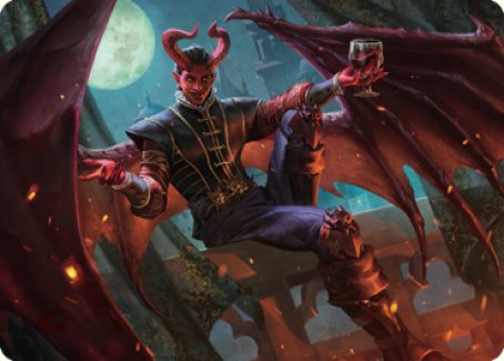 Raphael, Fiendish Savior Art Card (40) [Commander Legends: Battle for Baldur's Gate Art Series] | Jack's On Queen