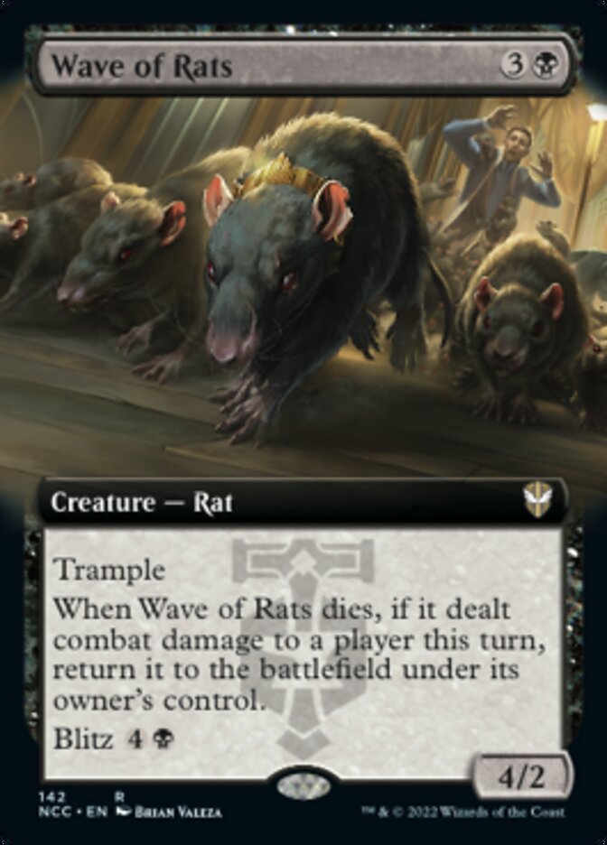 Wave of Rats (Extended Art) [Streets of New Capenna Commander] | Jack's On Queen