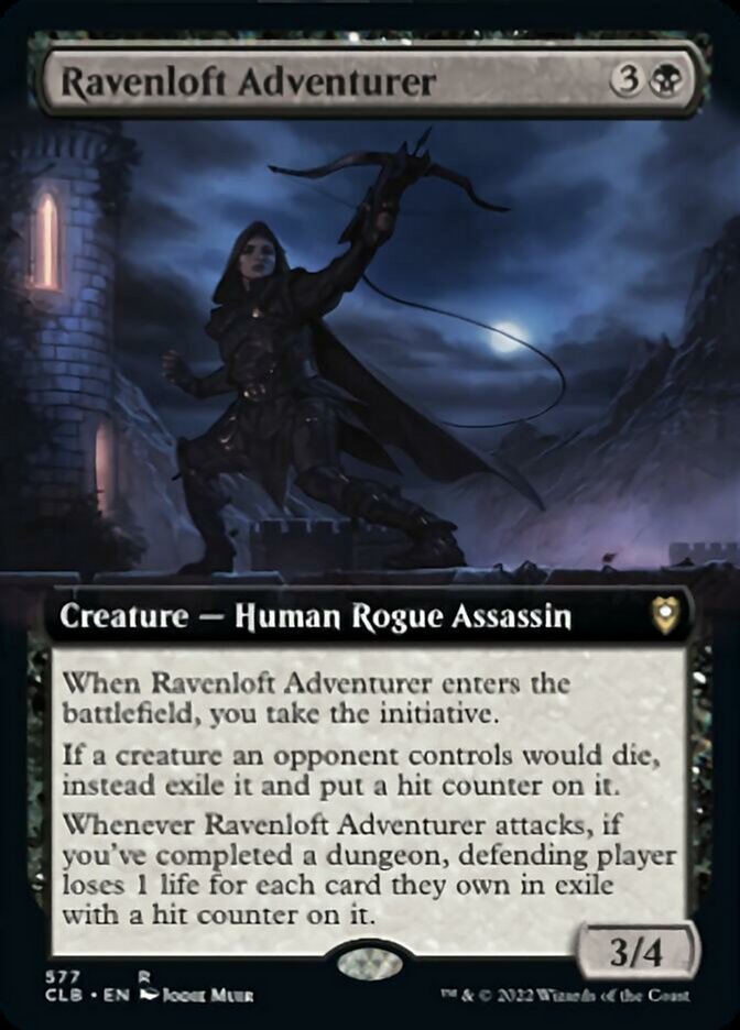 Ravenloft Adventurer (Extended Art) [Commander Legends: Battle for Baldur's Gate] | Jack's On Queen