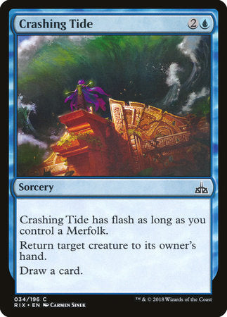 Crashing Tide [Rivals of Ixalan] | Jack's On Queen