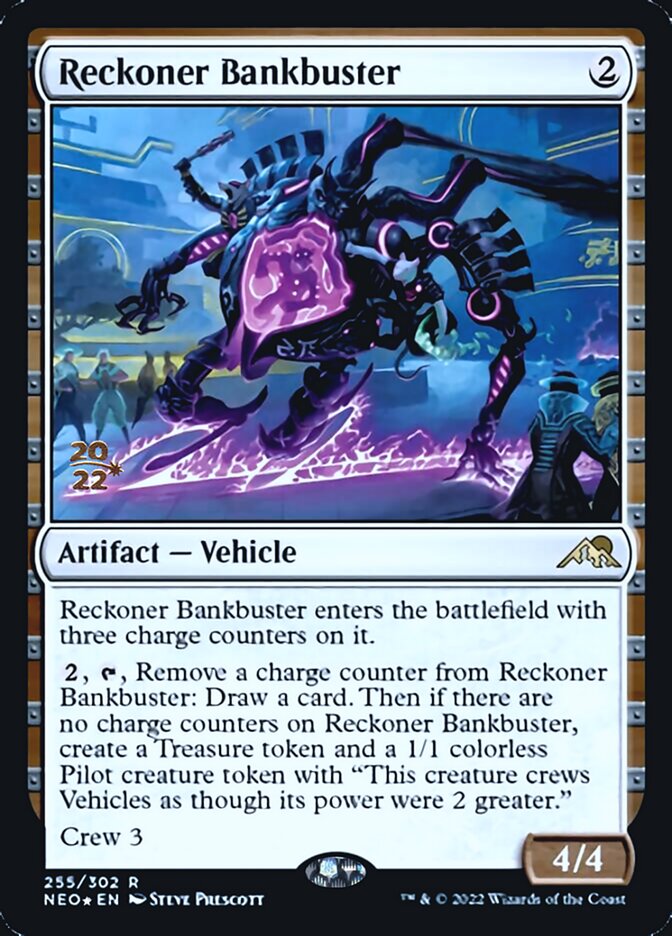 Reckoner Bankbuster [Kamigawa: Neon Dynasty Prerelease Promos] | Jack's On Queen