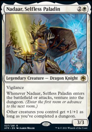 Nadaar, Selfless Paladin (Promo Pack) [Dungeons & Dragons: Adventures in the Forgotten Realms Promos] | Jack's On Queen