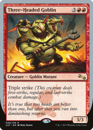 Three-Headed Goblin [Unstable] | Jack's On Queen