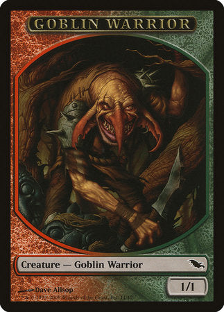 Goblin Warrior Token (Red/Green) [Shadowmoor Tokens] | Jack's On Queen