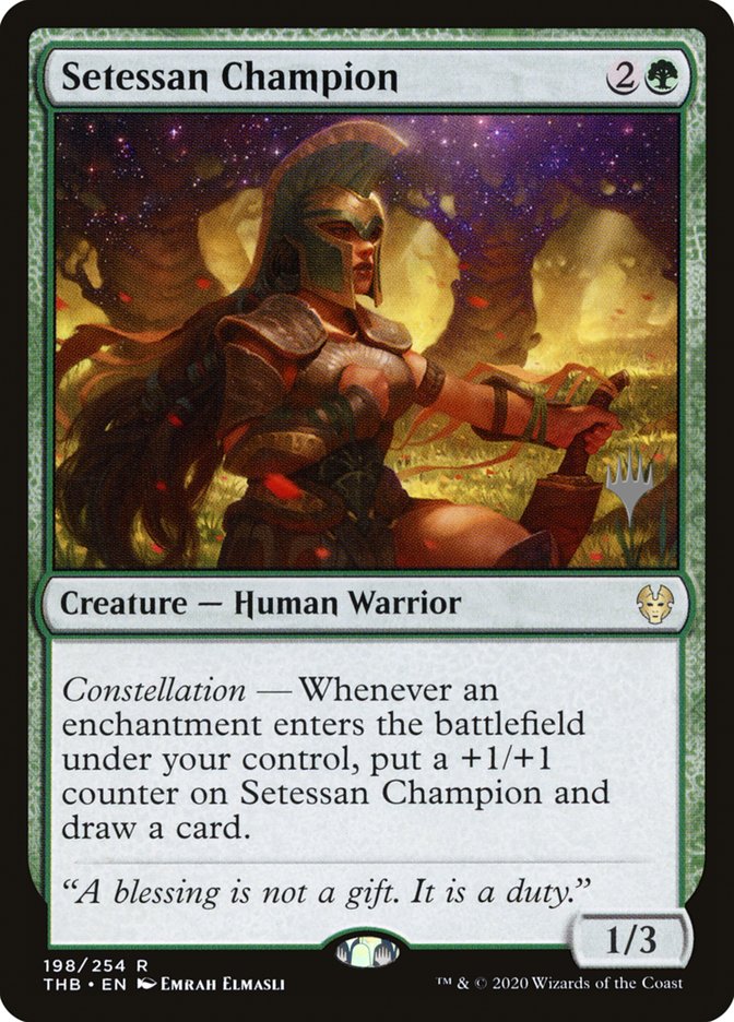 Setessan Champion (Promo Pack) [Theros Beyond Death Promos] | Jack's On Queen
