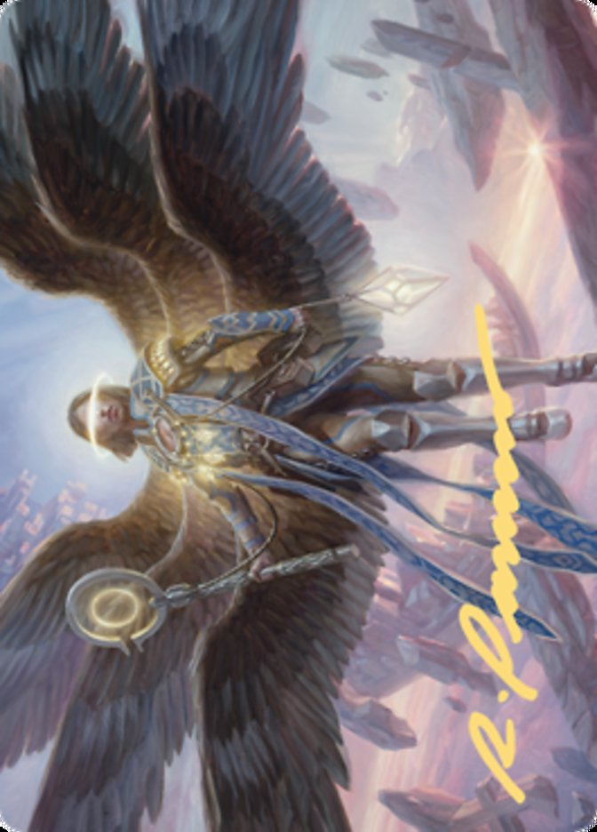 Angel of Destiny Art Card (Gold-Stamped Signature) [Zendikar Rising Art Series] | Jack's On Queen