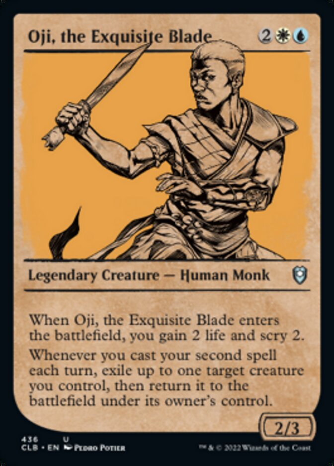 Oji, the Exquisite Blade (Showcase) [Commander Legends: Battle for Baldur's Gate] | Jack's On Queen