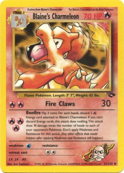 Blaine's Charmeleon (31/132) [Gym Challenge Unlimited] | Jack's On Queen