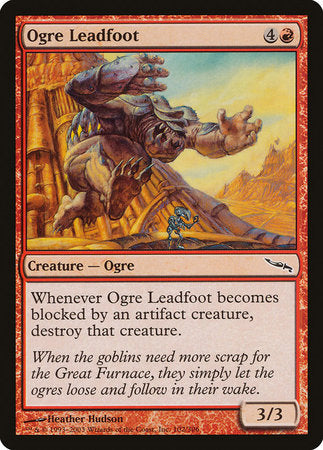 Ogre Leadfoot [Mirrodin] | Jack's On Queen