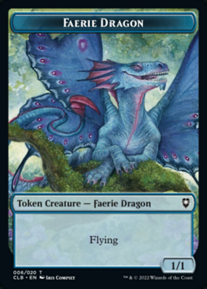 Faerie Dragon Token [Commander Legends: Battle for Baldur's Gate Tokens] | Jack's On Queen