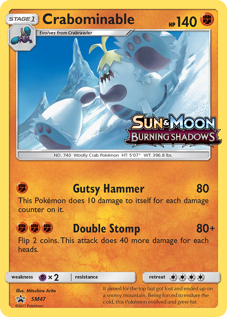 Crabominable (SM47) [Sun & Moon: Black Star Promos] | Jack's On Queen