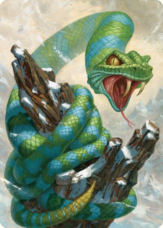 Ohran Frostfang Art Card [Commander Masters Art Series] | Jack's On Queen