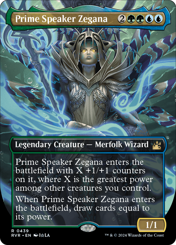 Prime Speaker Zegana (Anime Borderless) [Ravnica Remastered] | Jack's On Queen