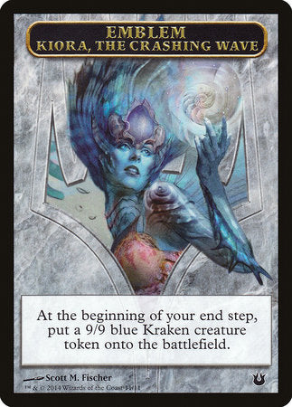 Emblem - Kiora, the Crashing Wave [Born of the Gods Tokens] | Jack's On Queen