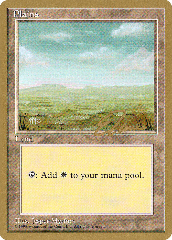 Plains (et364) (Eric Tam) [Pro Tour Collector Set] | Jack's On Queen