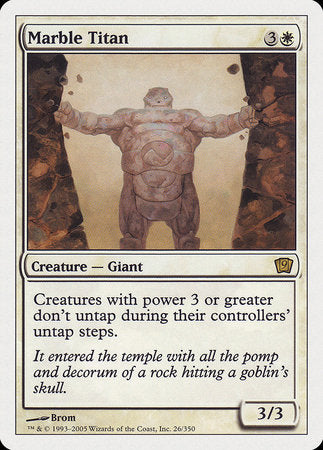 Marble Titan [Ninth Edition] | Jack's On Queen