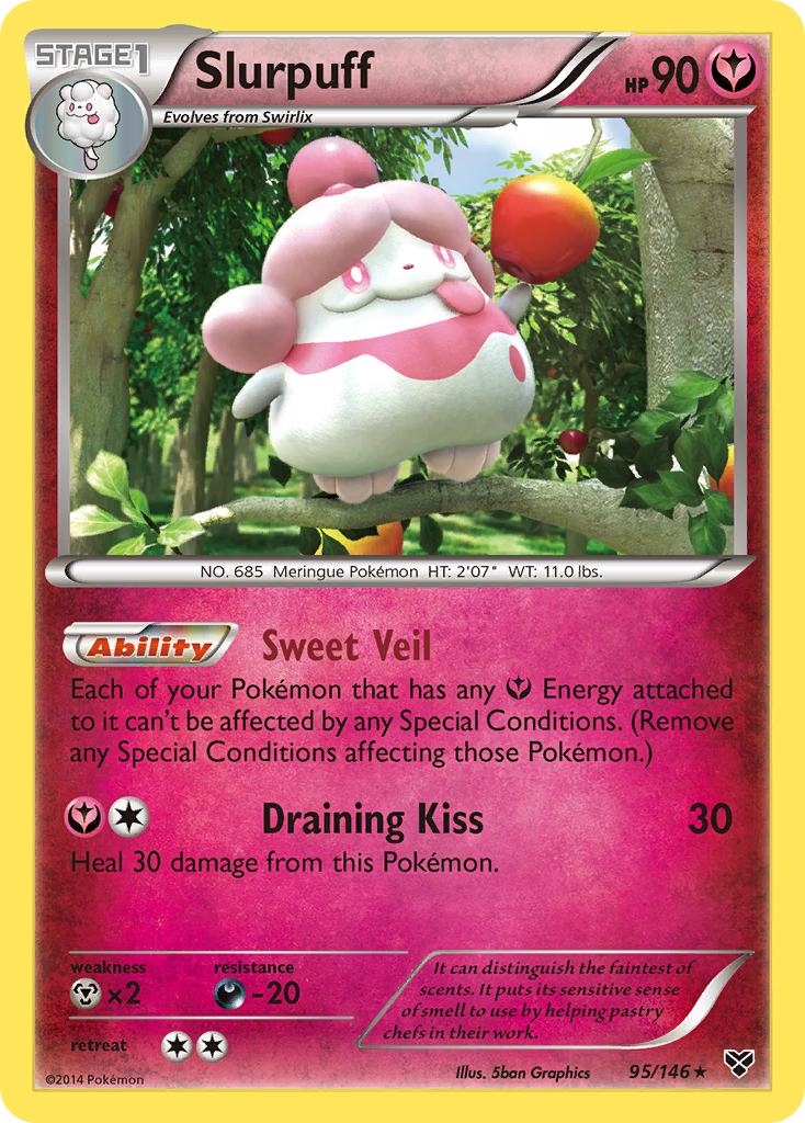 Slurpuff (95/146) [XY: Base Set] | Jack's On Queen