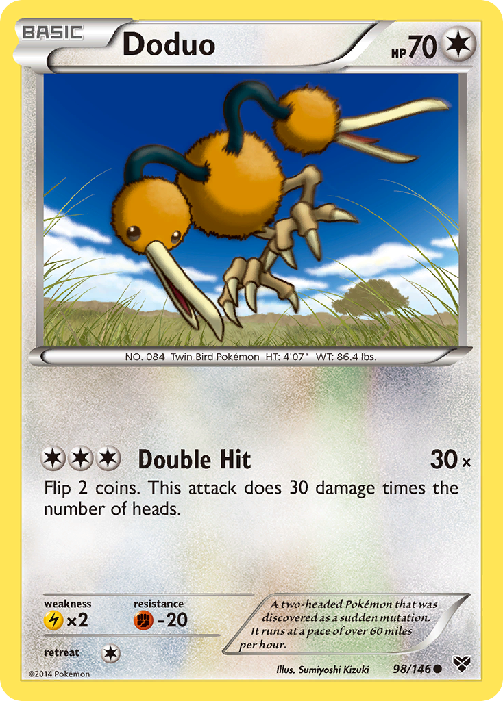 Doduo (98/146) [XY: Base Set] | Jack's On Queen