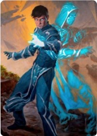 Jace, Mirror Mage 1 Art Card [Zendikar Rising Art Series] | Jack's On Queen