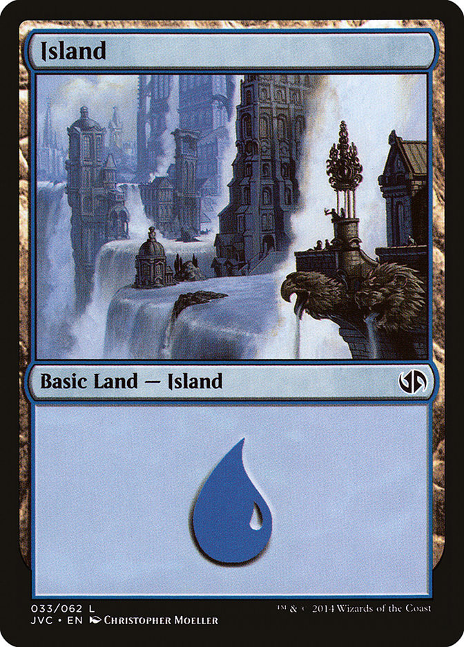 Island (33) [Duel Decks Anthology] | Jack's On Queen