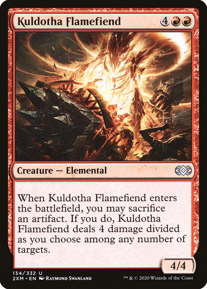 Kuldotha Flamefiend [Double Masters] | Jack's On Queen