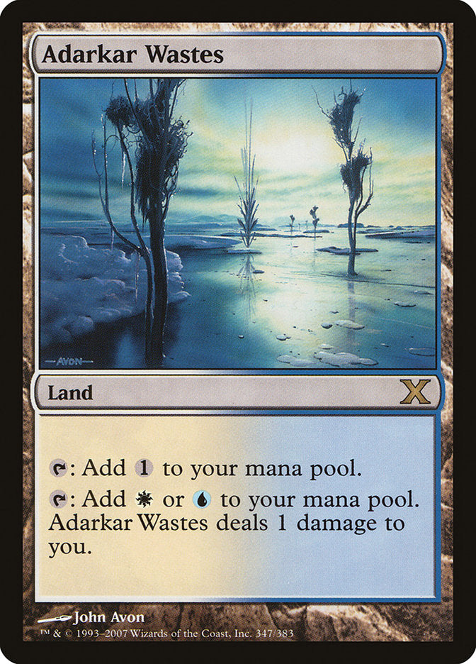 Adarkar Wastes [Tenth Edition] | Jack's On Queen