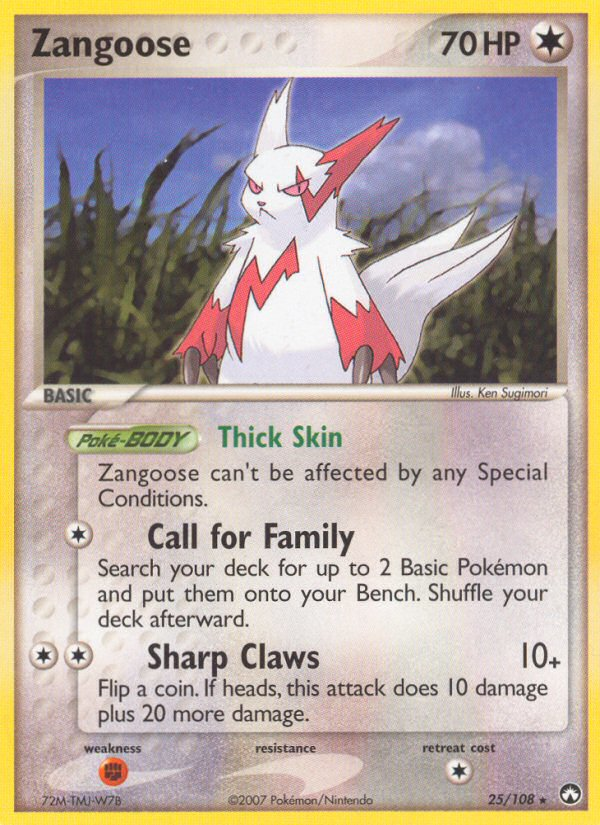 Zangoose (25/108) [EX: Power Keepers] | Jack's On Queen