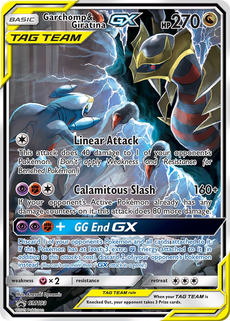 Garchomp & Giratina GX (SM193) [Sun & Moon: Black Star Promos] | Jack's On Queen