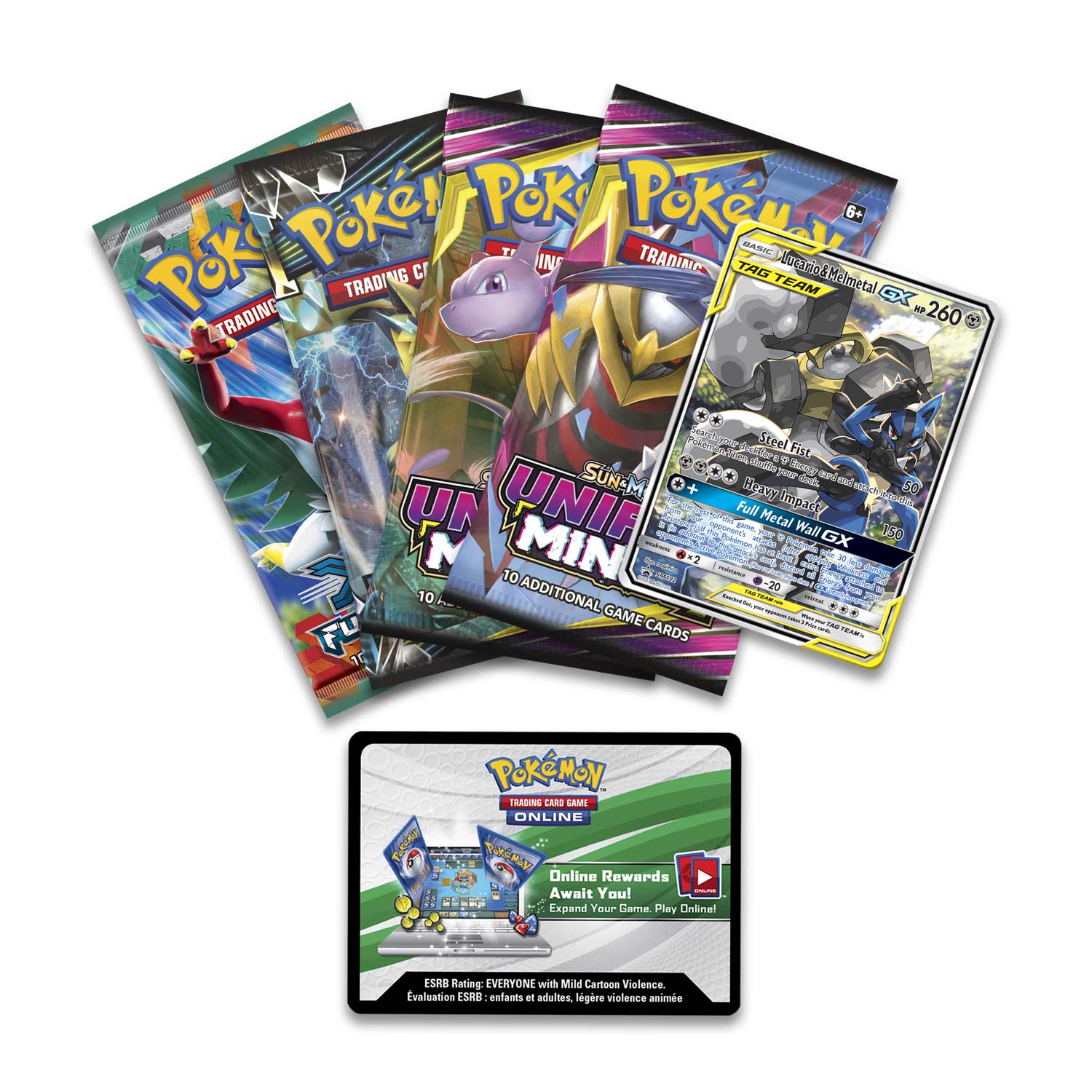 Sun & Moon: Unified Minds - Power Partnership Tin (Lucario & Melmetal GX) | Jack's On Queen