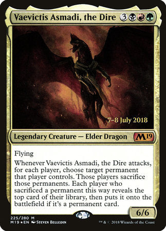 Vaevictis Asmadi, The Dire [Core Set 2019 Promos] | Jack's On Queen