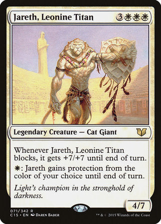 Jareth, Leonine Titan [Commander 2015] | Jack's On Queen