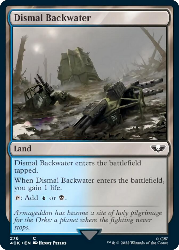 Dismal Backwater (Surge Foil) [Universes Beyond: Warhammer 40,000] | Jack's On Queen