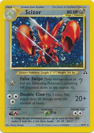 Scizor (10/75) [Neo Discovery Unlimited] | Jack's On Queen