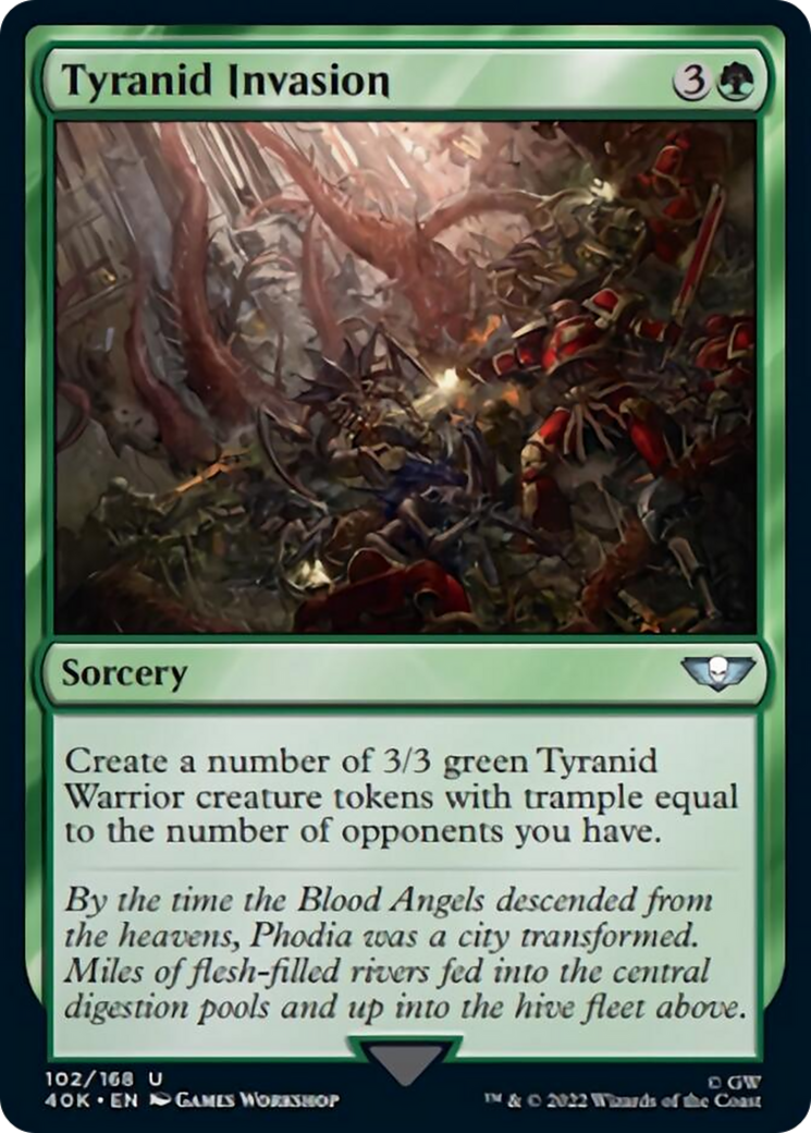 Tyranid Invasion (Surge Foil) [Universes Beyond: Warhammer 40,000] | Jack's On Queen