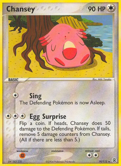 Chansey (19/112) [EX: FireRed & LeafGreen] | Jack's On Queen