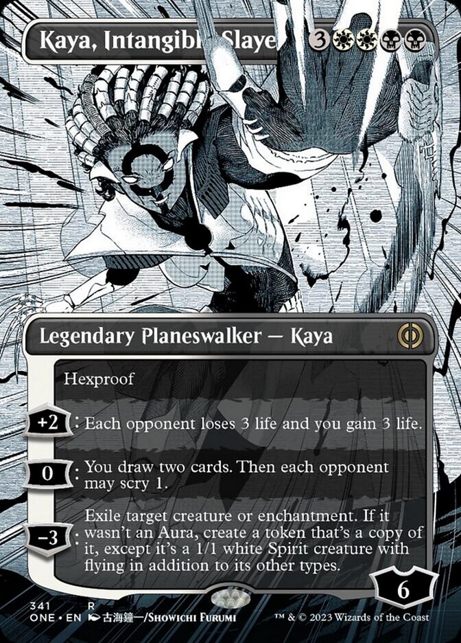 Kaya, Intangible Slayer (Borderless Manga) [Phyrexia: All Will Be One] | Jack's On Queen