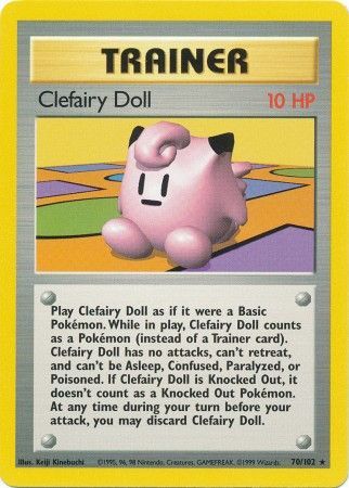 Clefairy Doll (70/102) [Base Set Unlimited] | Jack's On Queen