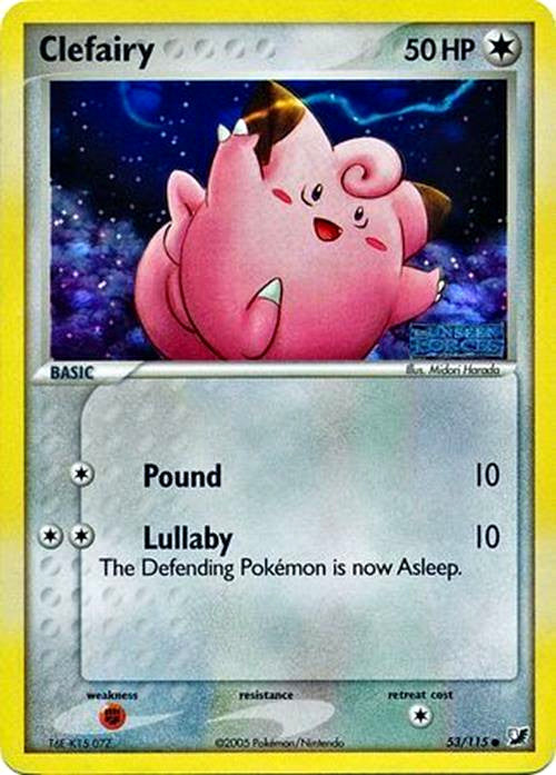 Clefairy (53/115) (Stamped) [EX: Unseen Forces] | Jack's On Queen