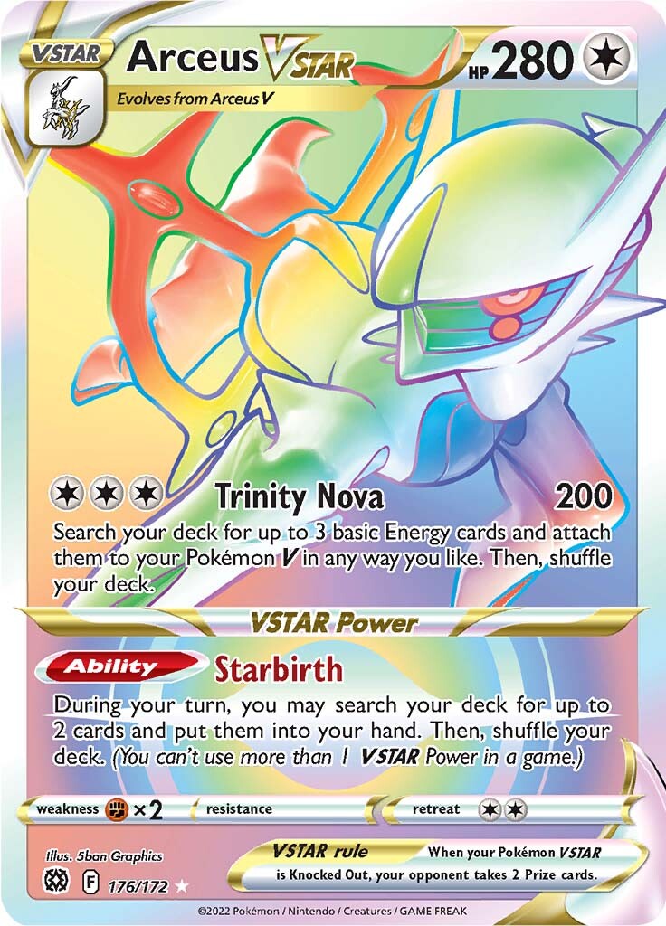 Arceus VSTAR (176/172) [Sword & Shield: Brilliant Stars] | Jack's On Queen