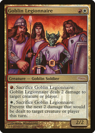 Goblin Legionnaire [Friday Night Magic 2007] | Jack's On Queen