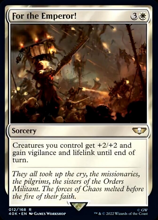 For the Emperor! (Surge Foil) [Universes Beyond: Warhammer 40,000] | Jack's On Queen